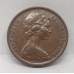 AUSTRALIA 1968 . ONE 1 CENT COIN . FEATHER-TAILED GLIDER . aUNCIRCULATED